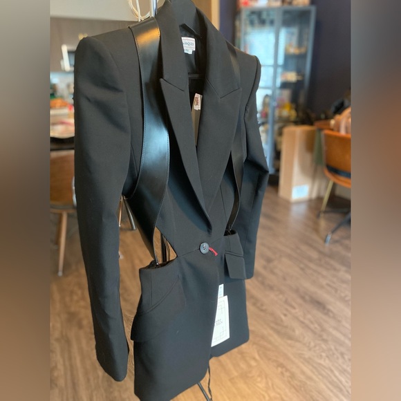Alexander McQueen Black Harness Blazer - Picture 9 of 15